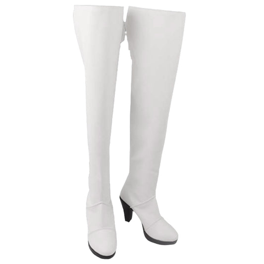 NieR: Automata 2B YoRHa No.2 Type B Silver Shoes Cosplay Boots