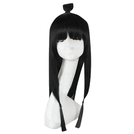 Ace Attorney Gyakuten Saiban Maya Fey Black Cosplay Wig