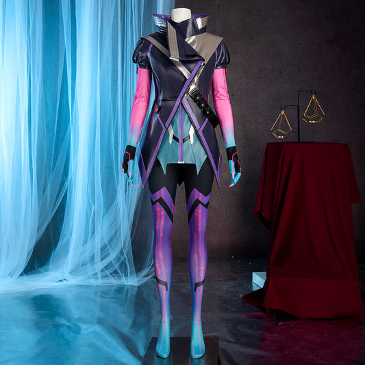 Overwatch OW Sombra Hacker Cosplay Costume - Premium Edition