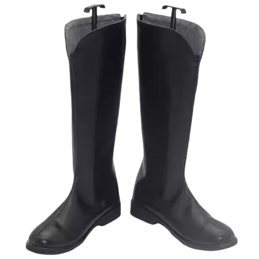 The Beginning After The End Arthur Leywin Black Shoes Cosplay Boots