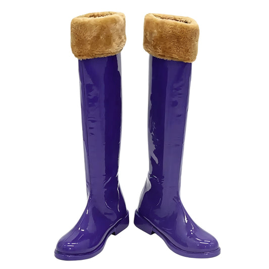 Akatsuki Deidara de Naruto Halloween zapatos blancos botas de Cosplay