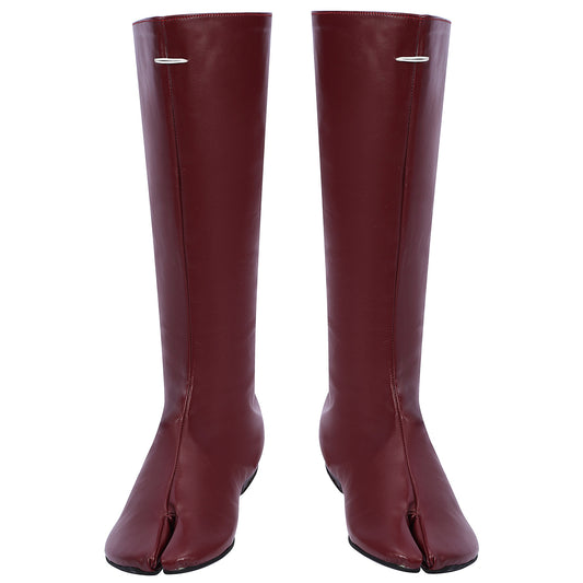 Akatsuki Deidara de Naruto Halloween zapatos blancos botas de Cosplay