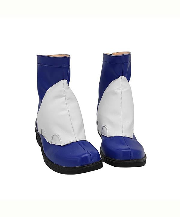 Guilty Gear Bridget Blue White Cosplay Shoes