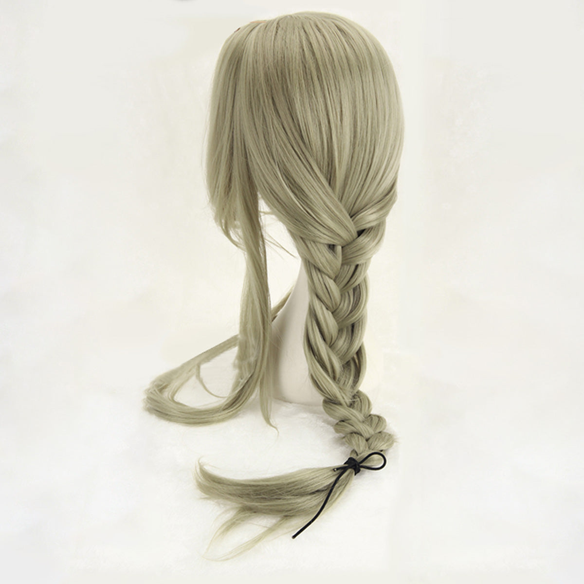 Dark Souls III Fire Keeper Firekeeper Grey Green Cosplay Wig