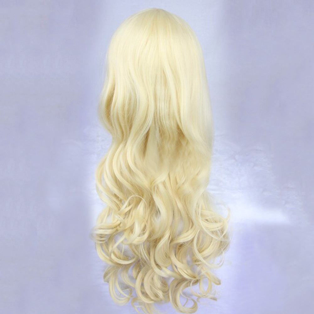 Arataki Itto de Genshin Impact Silver White Red Cosplay Peluca