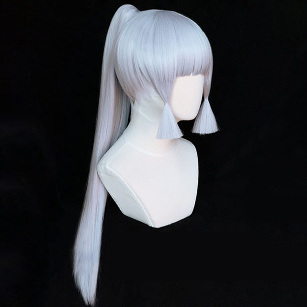 Genshin Impact Ayaka Silver Cosplay Wig