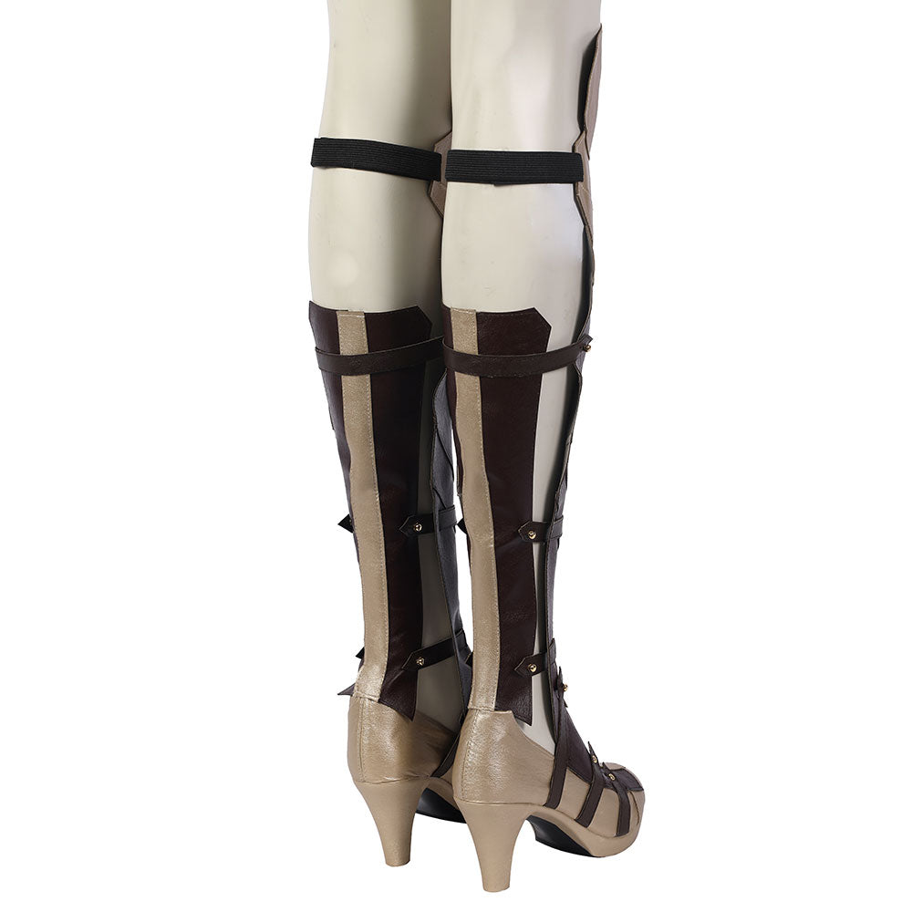 Sueño de explosión! ¡Hola HappyWorld! ¡Buscador de sonrisas! Kokoro Tsurumaki zapatos rojos botas de Cosplay