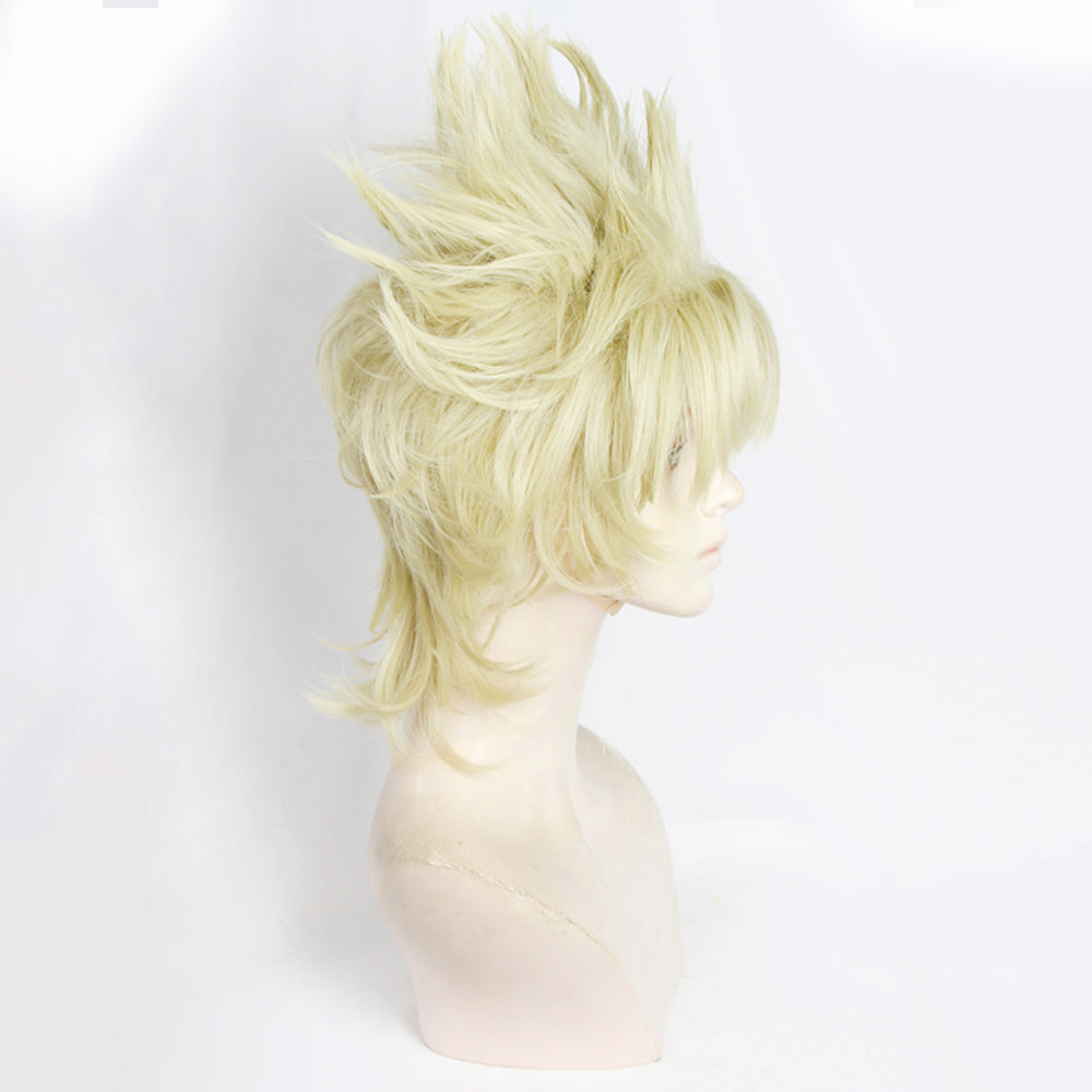 Jojo'S Bizarre Adventure: Battle Tendency Caesar Anthonio Zeppeli Light Golden Cosplay Wig