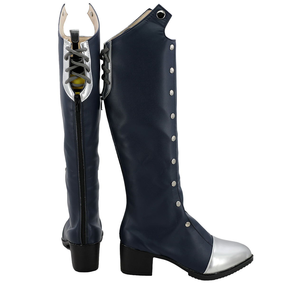 Persona 5 Queen Makoto Niijima Deep Grey Shoes Cosplay Boots - B Edition
