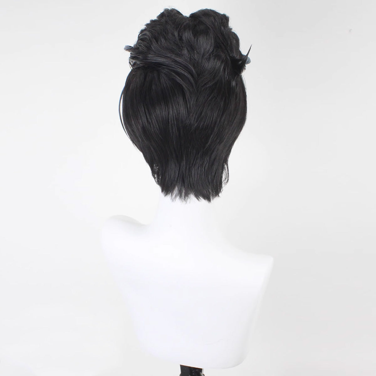 Pokemon Scarlet and Violet Larry Medali gym normal Black Cosplay Wig