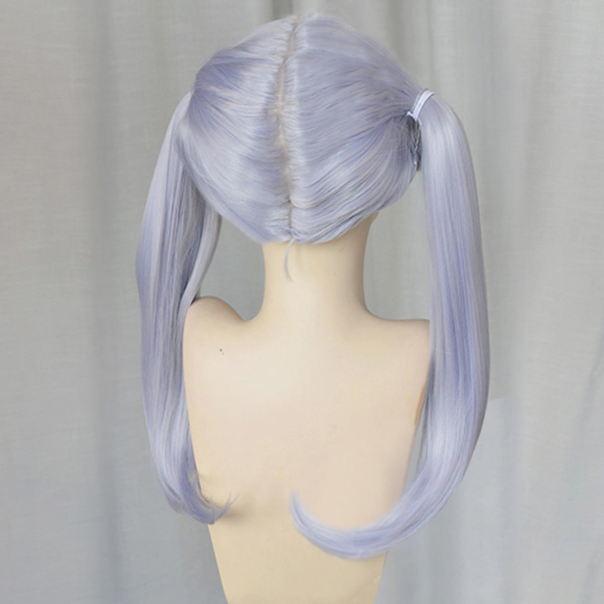 Arataki Itto von Genshin Impact Silber Weiß Rot Cosplay Perücke