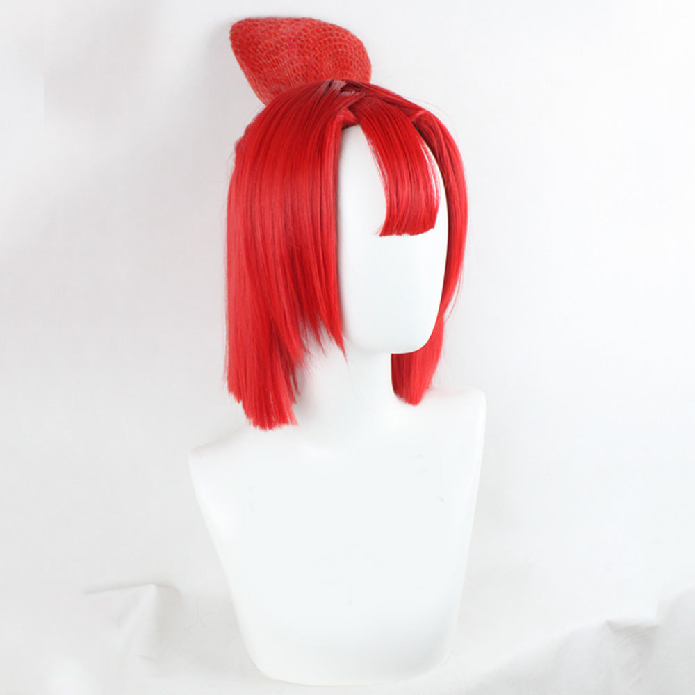 League of Legends LOL Blood Moon Evelynn Red Cosplay Wig