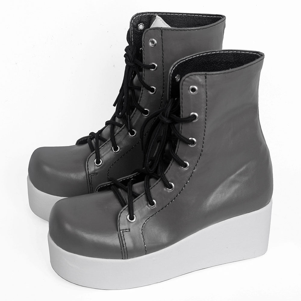 Akatsuki Deidara aus Naruto Halloween Weiße Schuhe Cosplay Stiefel