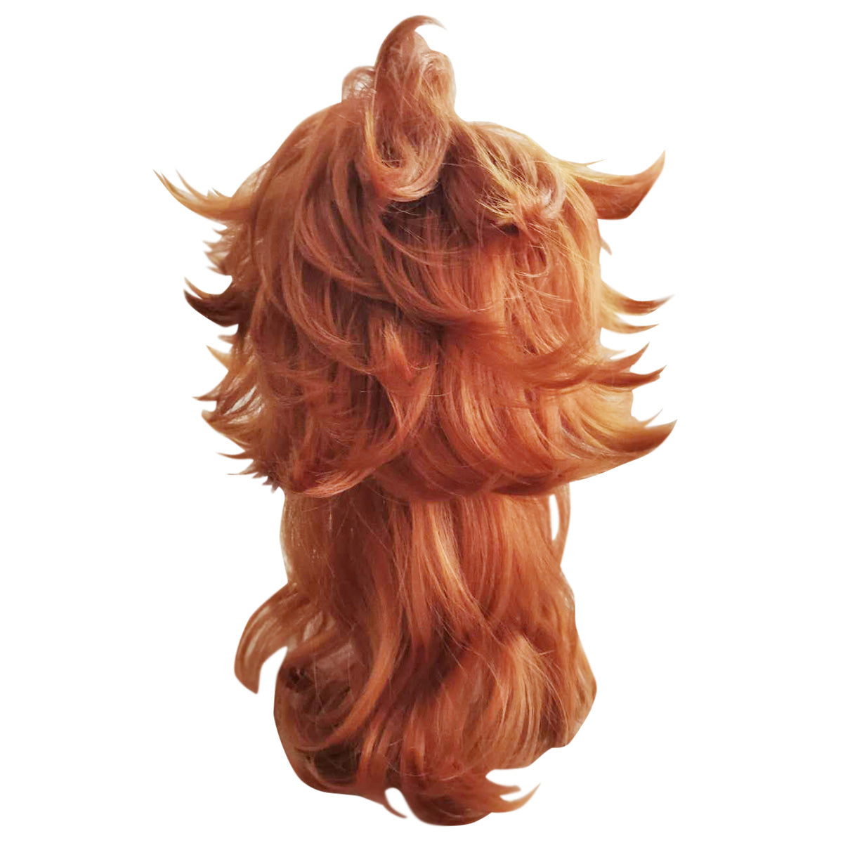 Arataki Itto von Genshin Impact Silber Weiß Rot Cosplay Perücke