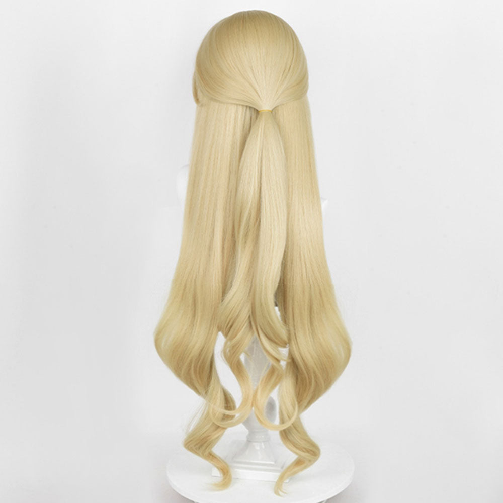 Genshin Impact Navia Golden Cosplay Wig