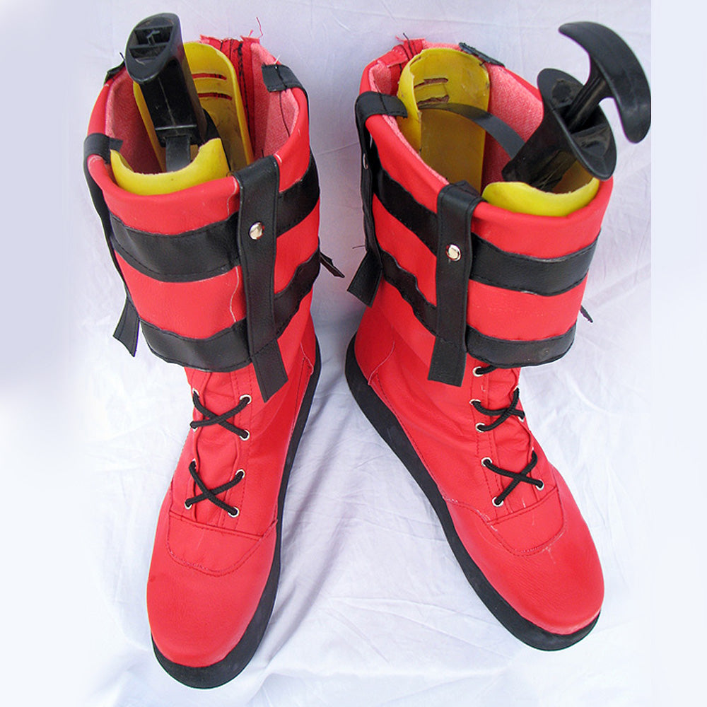 Akatsuki Deidara de Naruto Halloween zapatos blancos botas de Cosplay