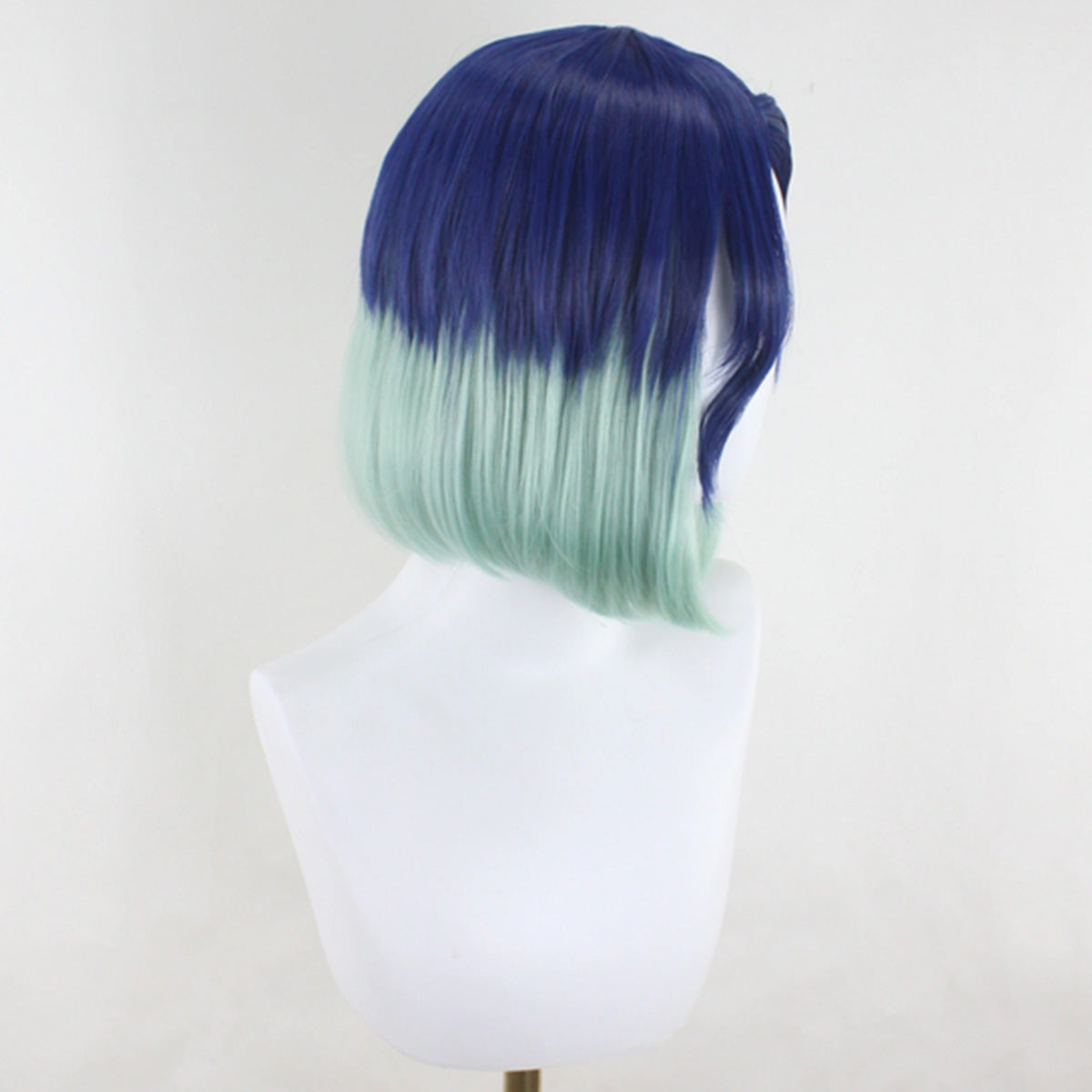 Pokemon Scarlet and Violet The Hidden Treasure of Area Zero Perrin Blue Green Cosplay Wig