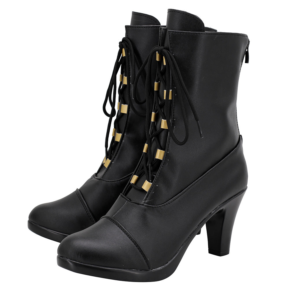 Final Fantasy VII Remake FF7 Tifa Lockhart rote Cosplay-Stiefel