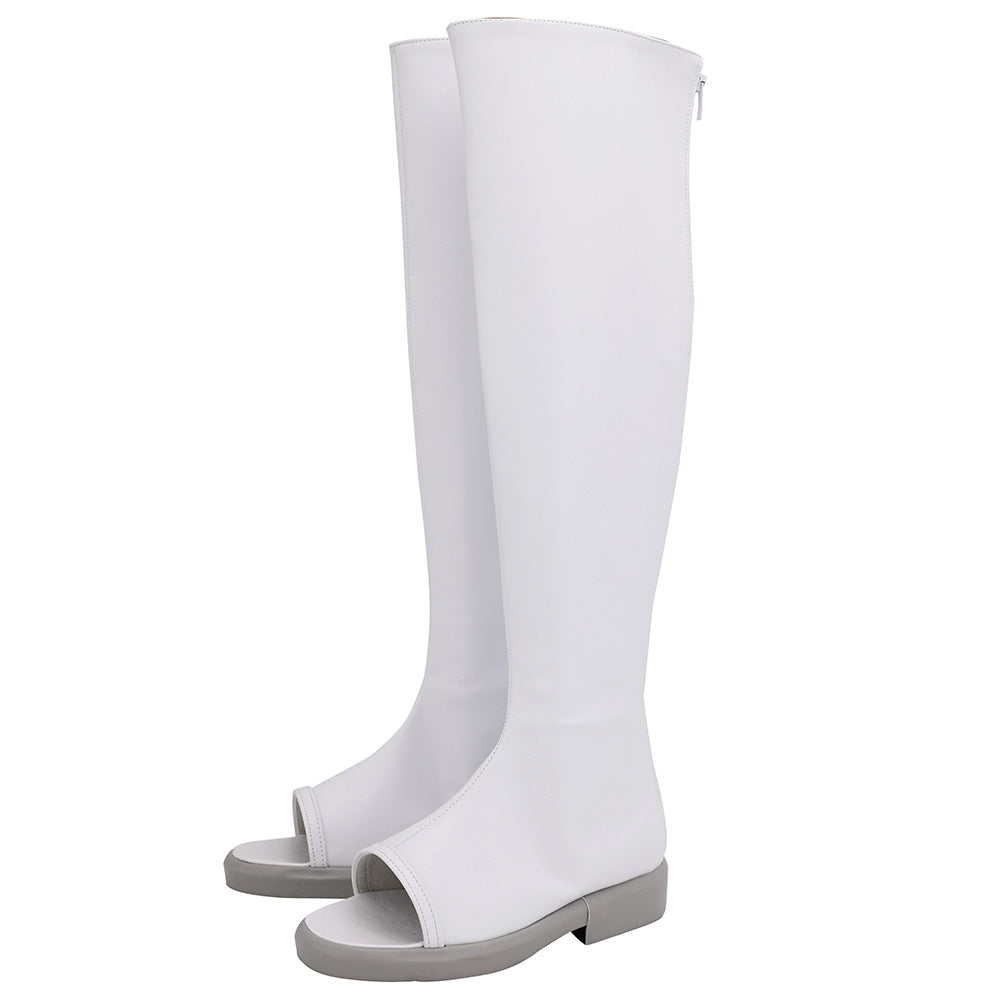Akatsuki Deidara aus Naruto Halloween Weiße Schuhe Cosplay Stiefel