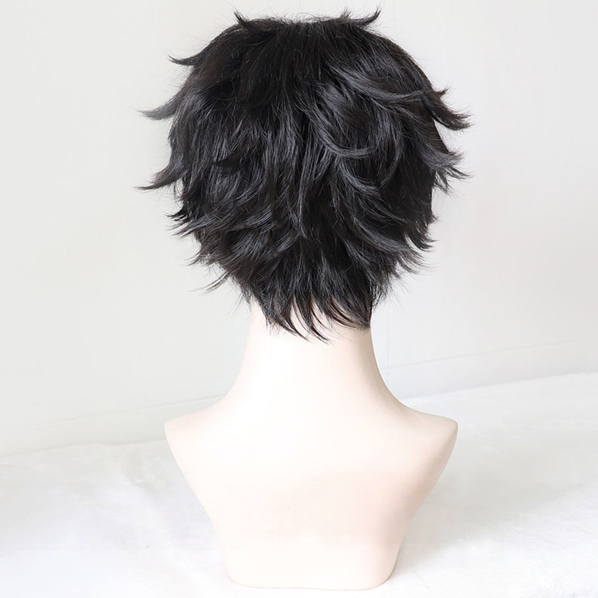 Phantom Busters Mogari Shishikuno Black Cosplay Wig