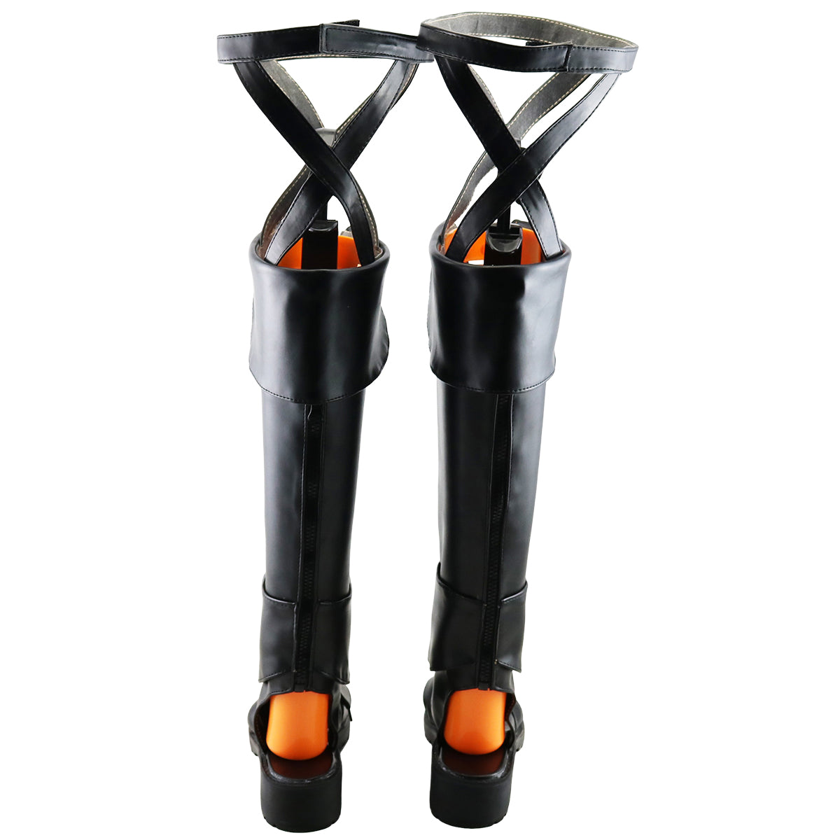 Akatsuki Deidara de Naruto Halloween zapatos blancos botas de Cosplay