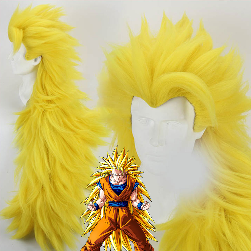 Motosierra Hombre Denji Golden Cosplay Peluca