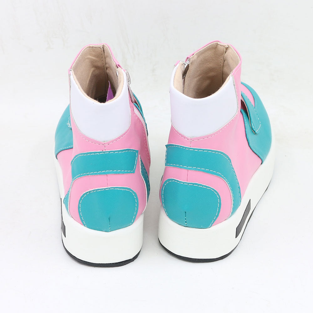 Pokemon Sword And Shield Bede Uniforms Blue Green Cosplay Shoes