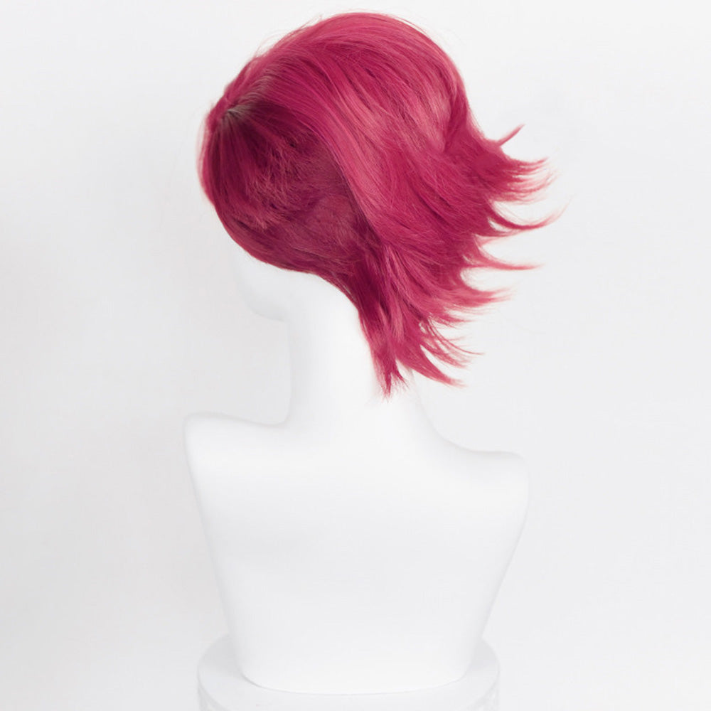 Arcane League of Legends LOL Arcane Vi Red Cosplay Wig