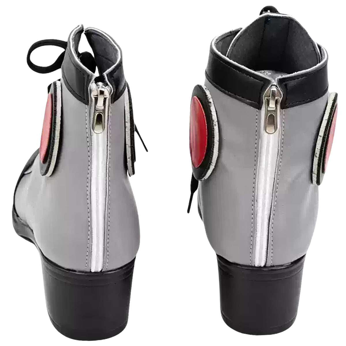 Akatsuki Deidara de Naruto Halloween zapatos blancos botas de Cosplay