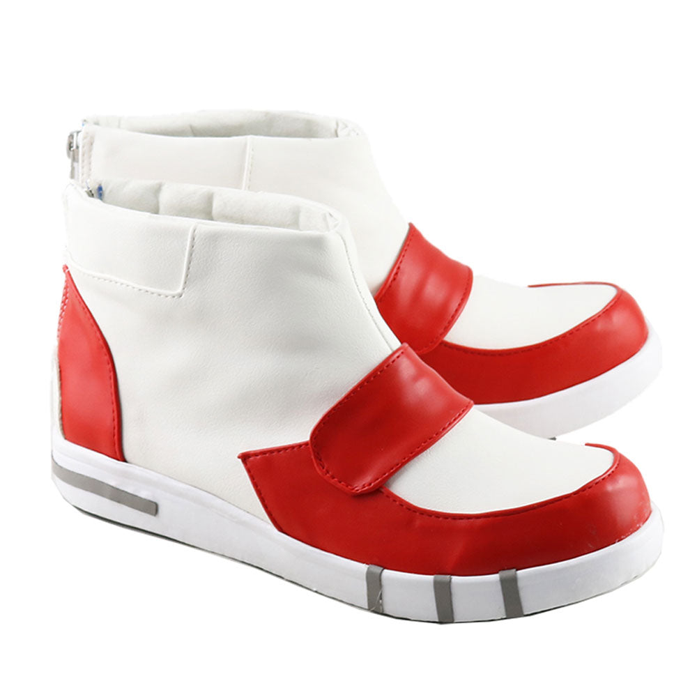 Pokemon Sword And Shield Female Trainer Challenger White Cosplay Shoes