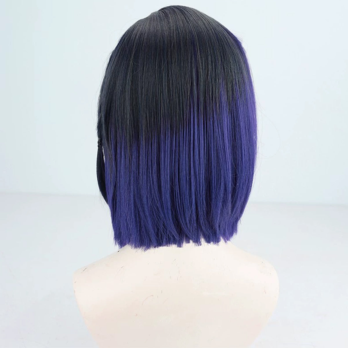 Parrucca Cosplay Genshin Impact Yelan nero viola