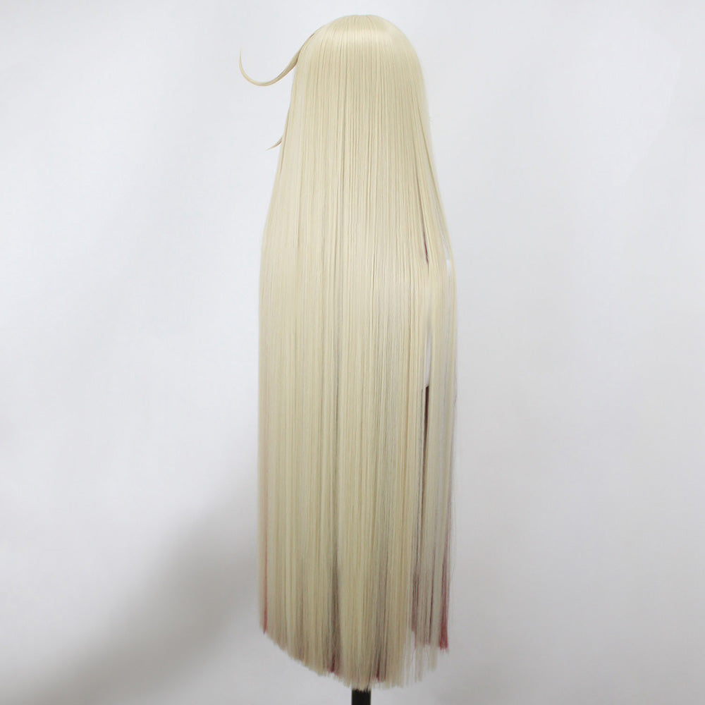 Guilty Gear STRIVE Millia Rage Perruque Cosplay Orange Doré