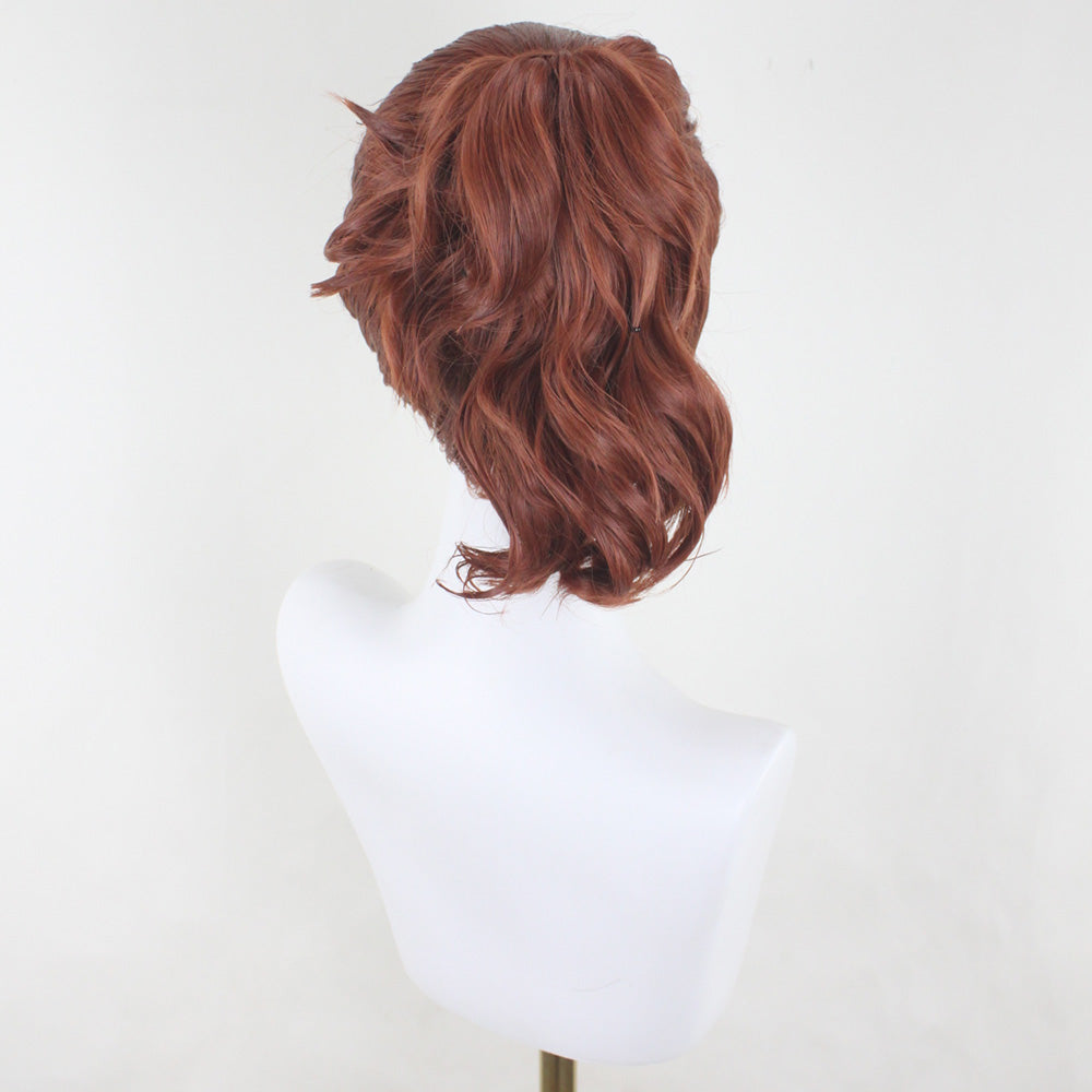 Shin Megami Tensei: Persona 3 Female Protagonist Minako Arisato Red Brown Cosplay Wig