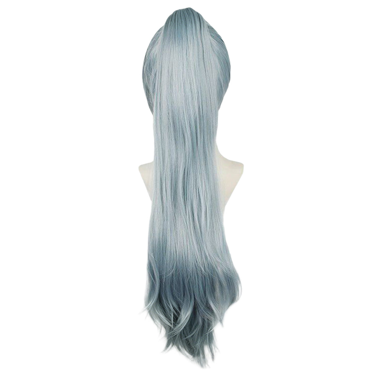 Genshin Impact Yelan Noir Violet Cosplay Perruque