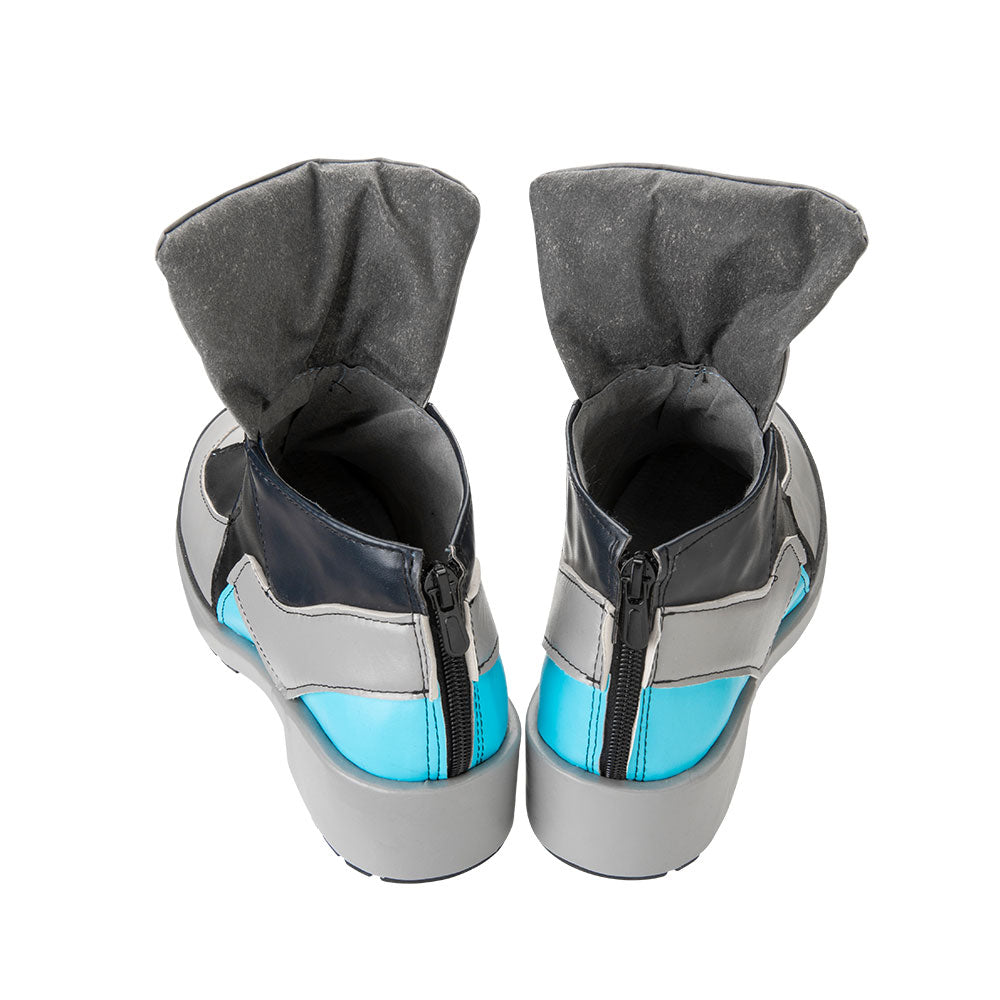 Arknights Texas 冬季黑色 Cosplay 鞋