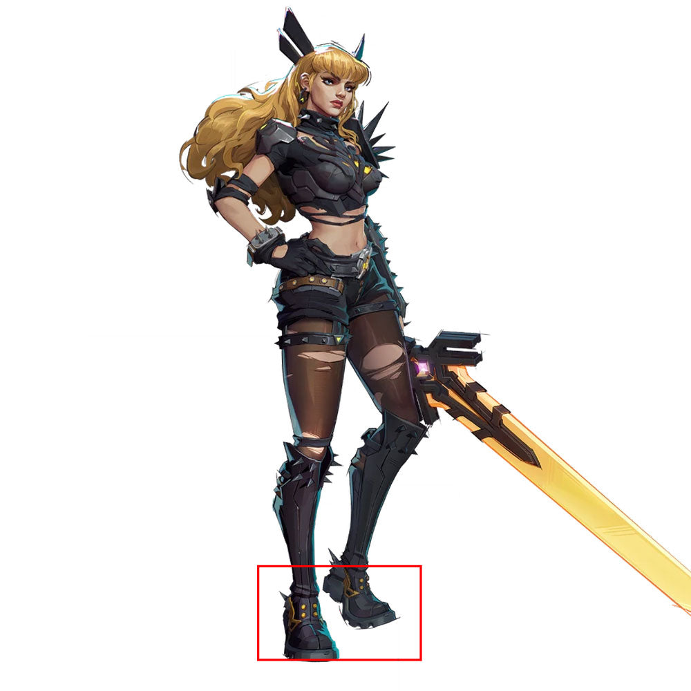 MAV Rivals Magik Black Cosplay Shoes