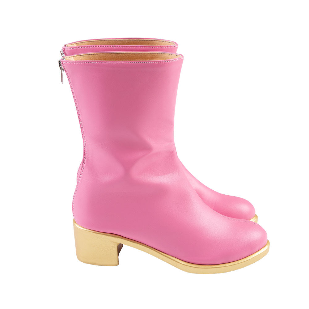 My Hero Academia Boku No Hero Akademia Kinoko Komori Pink Cosplay Shoes