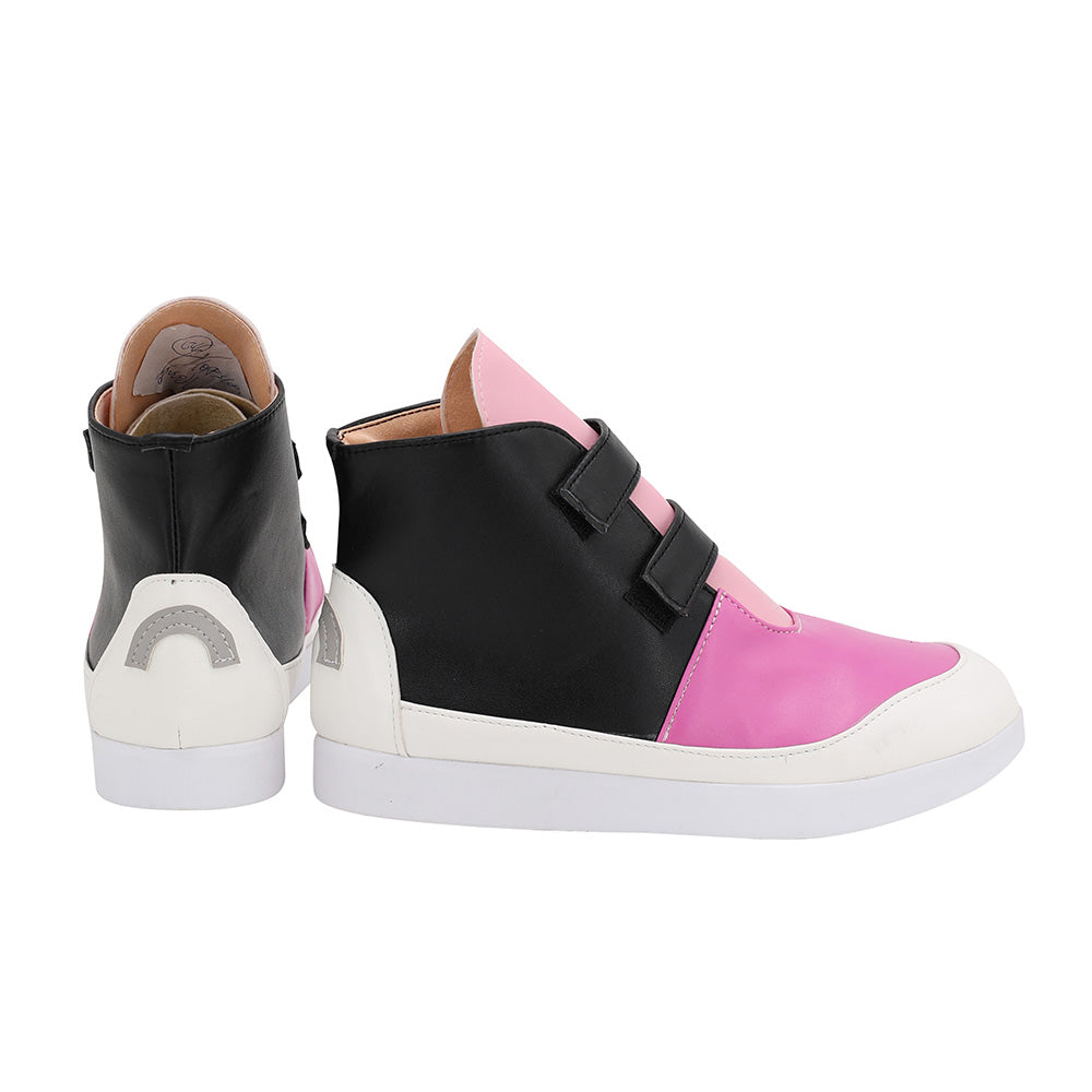 Akatsuki Deidara de Naruto Halloween zapatos blancos botas de Cosplay