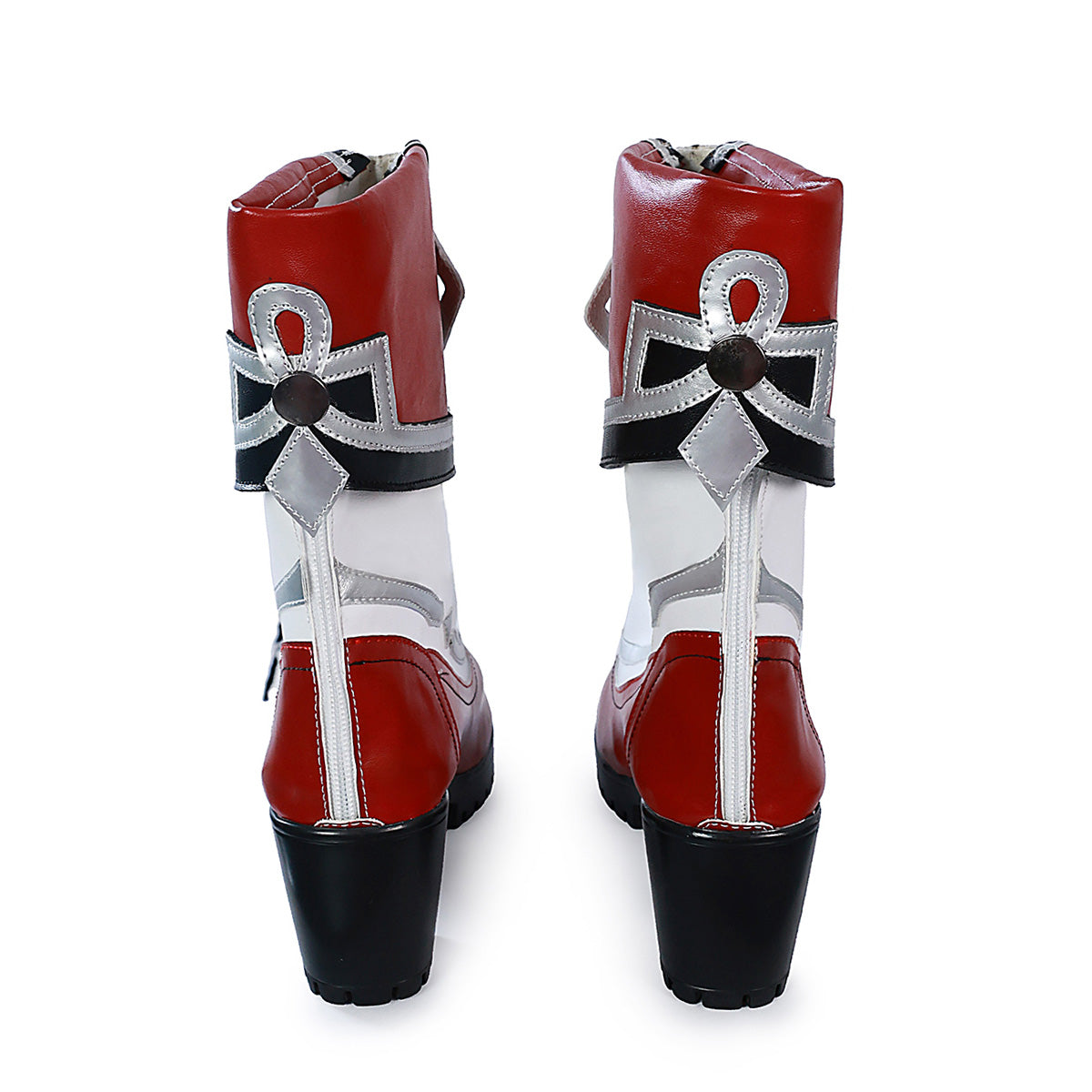 Genshin Impact Cherries Snow-Laden Hu Tao Red Cosplay Shoes