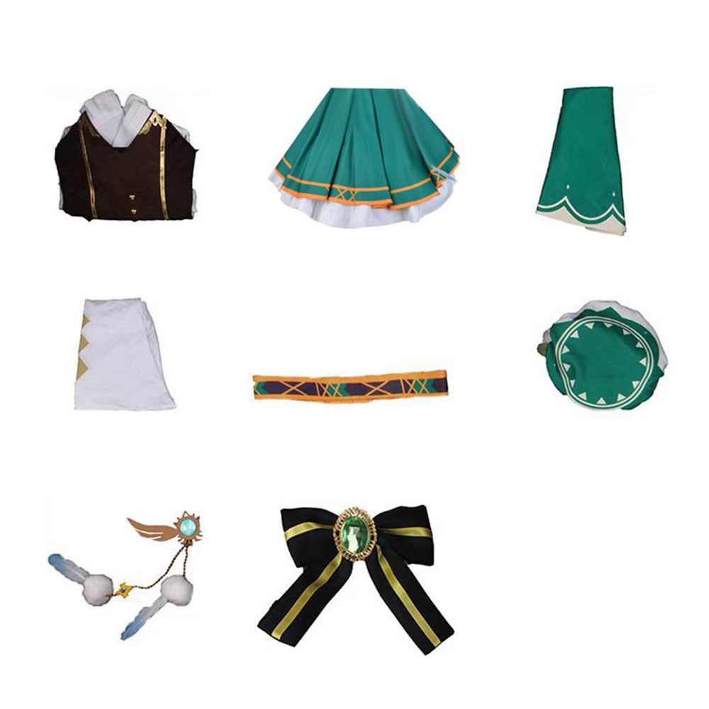 Genshin Impact Venti Female Premium Edtion Cosplay Costume