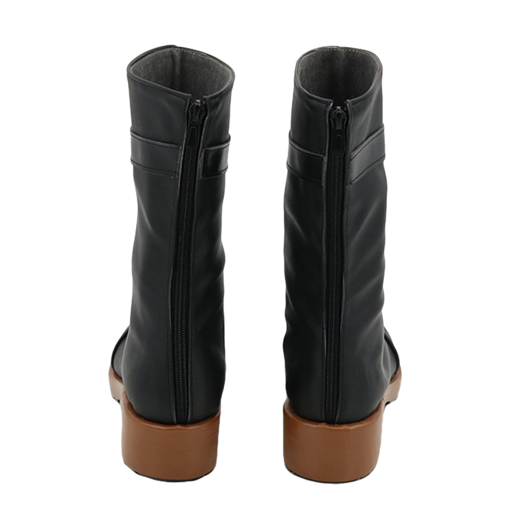 Jujutsu Kaisen Sorcery Fight Maki Zen'in Black Cosplay Shoes