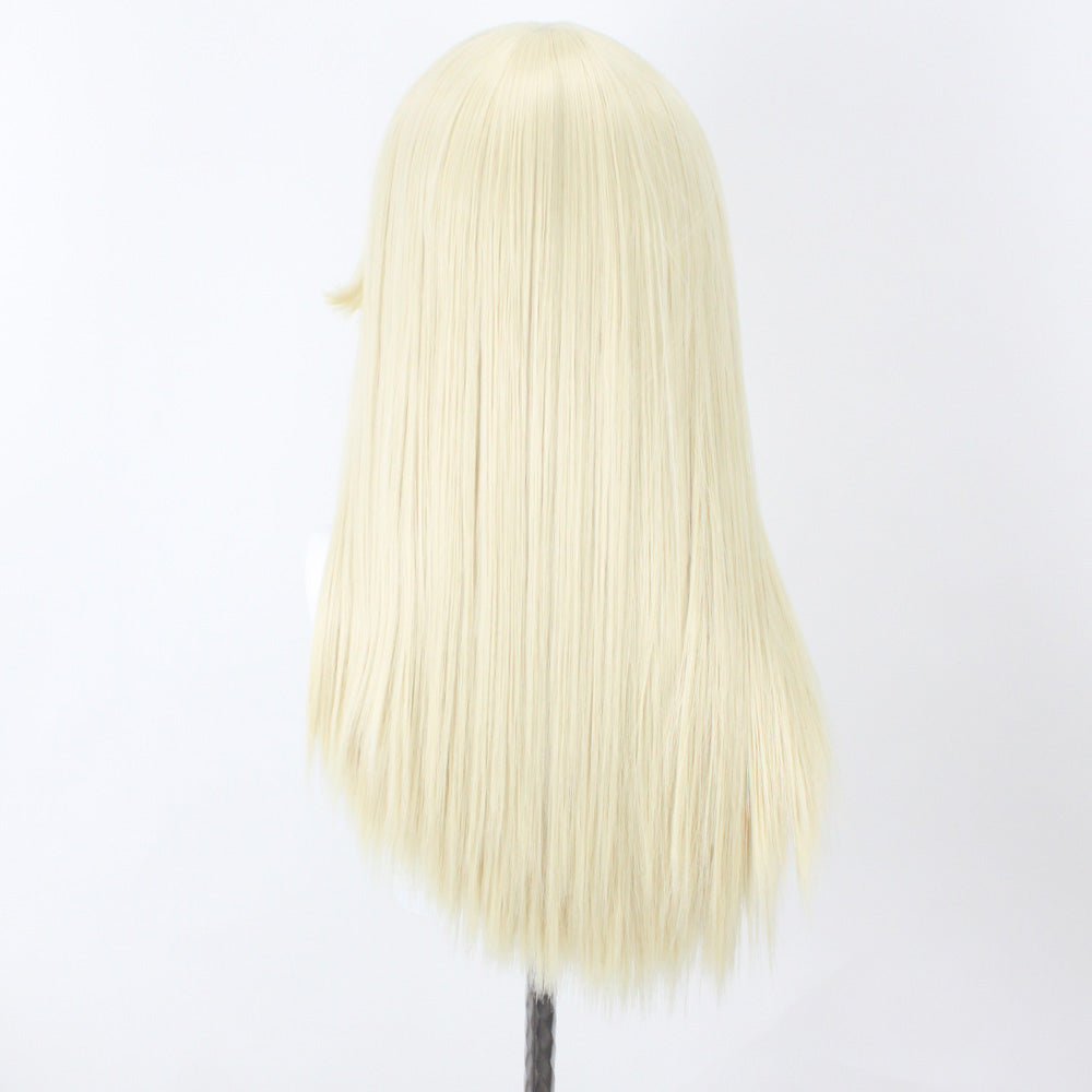 Guilty Gear -Strive-Bridget 45cm Perruque Cosplay Dorée