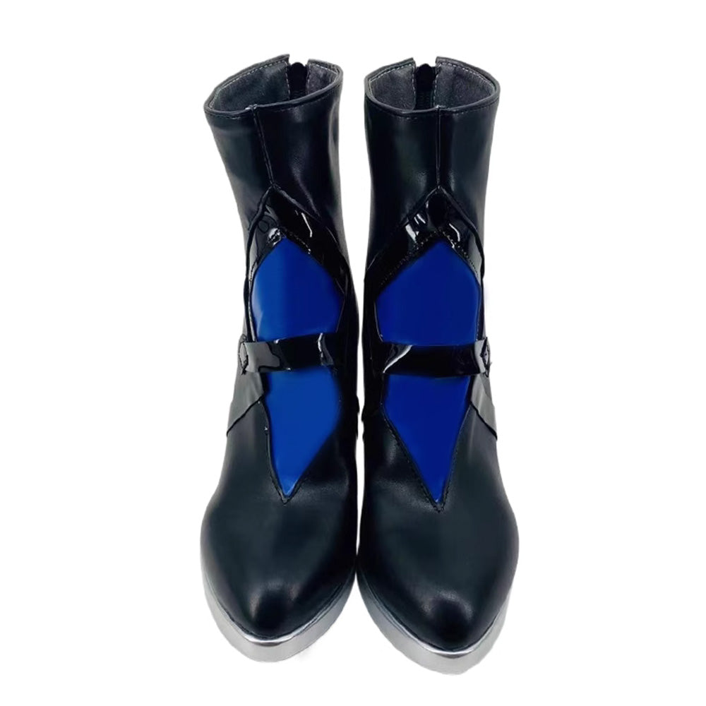 Akatsuki Deidara de Naruto Halloween zapatos blancos botas de Cosplay