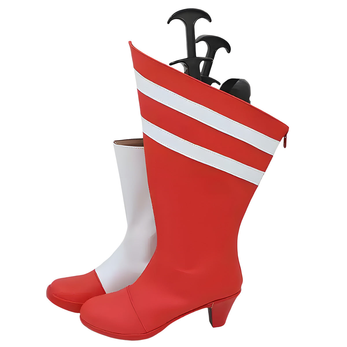 Akatsuki Deidara de Naruto Halloween zapatos blancos botas de Cosplay