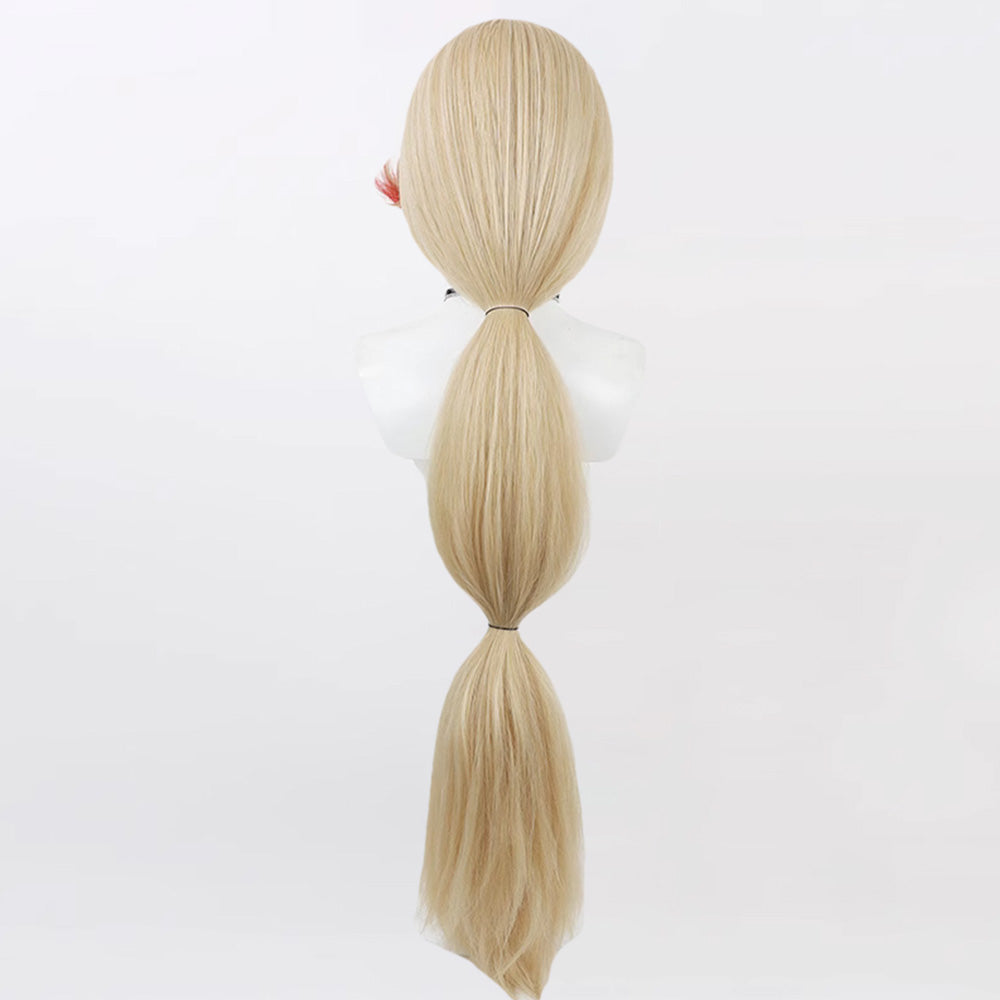 Hazbin Hotel Charlotte Morningstar Gold Cosplay Wig