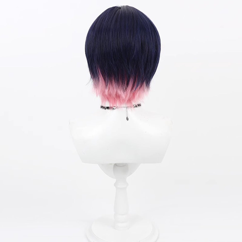 Valorant Clove Black Purple Cosplay Wig