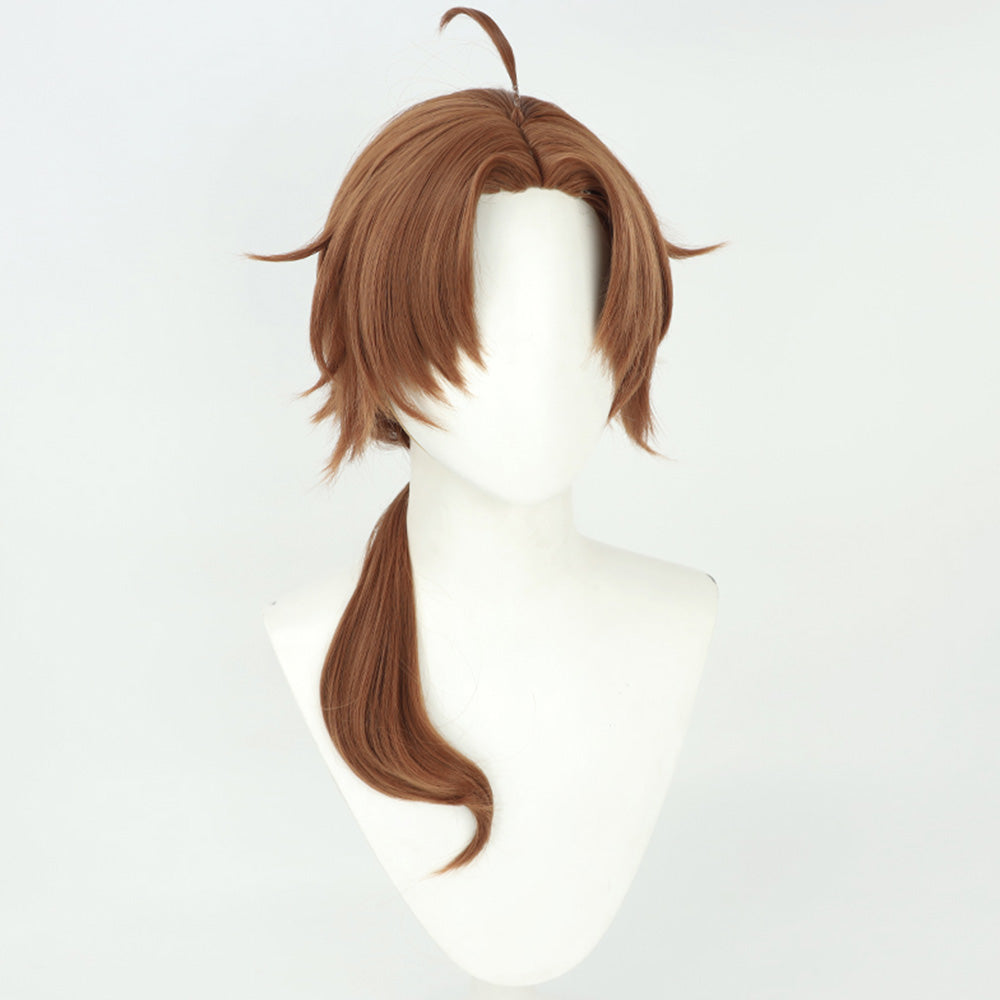 Mushoku Tensei: Jobless Reincarnation Rudeus Greyrat B Brown Cosplay Wig