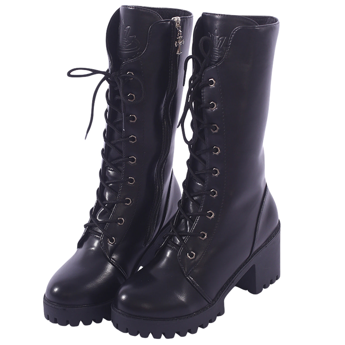 Death Note Misa Amane Black Shoes Cosplay Boots