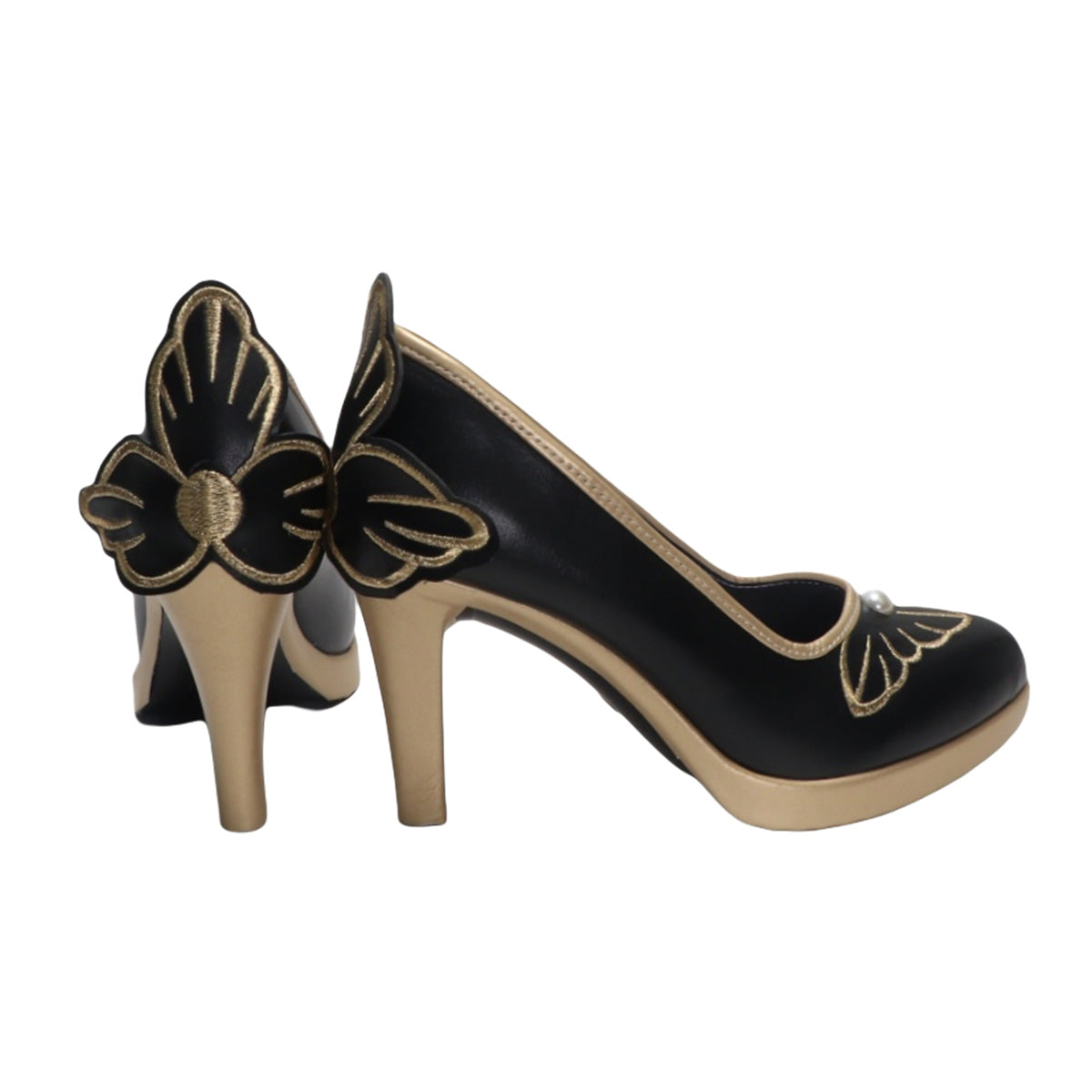 Honkai: Star Rail Fugue Black Cosplay Shoes