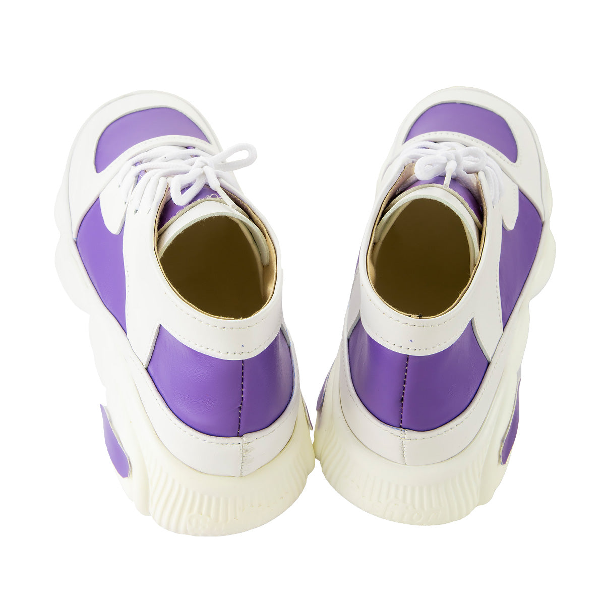 Neon White Neon Violet White Cosplay Shoes